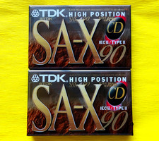 2x TDK SA-X 90 Cassette Tapes