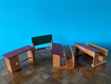 Schule Tisch Stuhl Pult Tafel