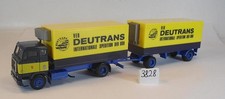 Herpa 1/87 Nr. SoMo Volvo F89 Hängerzug Koffer VEB Deutrans Spedition DDR #3828