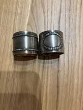 Vintage Serviettenringe Alpacca 2 St.