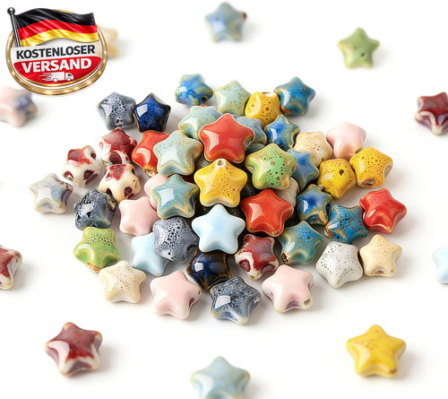 Stück keramik sternperlen - 75,