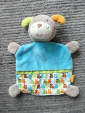 Babydream Schmusetuch*Hund*Bär*blau*Apfelmotive*