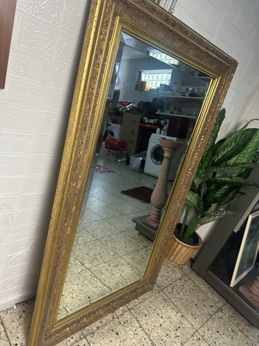 Gold wandspiegel prunk holz - wandspiegel,