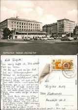 Ansichtskarte Chemnitz Karl-Marx-Stadt Interhotel Chemnitzer Hof 1969