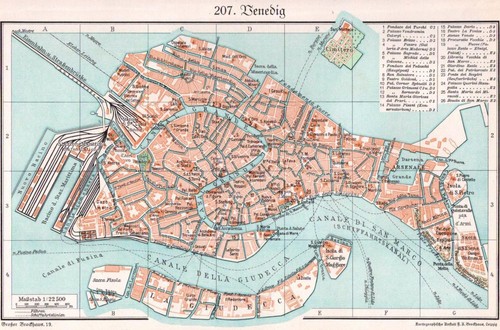 Stadtplan venedig maßstab 1 - stadtplan.,