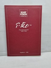 RAR seltener Katalog PAUL KLEINSCHMIDT Kunstforum Heilbronn 1984 Preisliste!