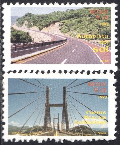 Mexico 1504 1993 - mexico, autobahn