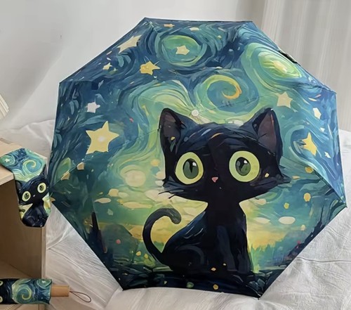 Regenschirm van gogh style - van,