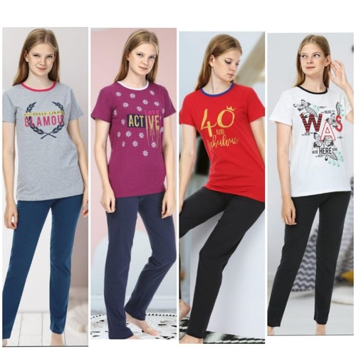 Damen pyjama kurz 100 - kurz, %100