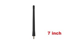7" Short Black Antenna Mast
