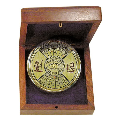 Dauerkalender holzbox aus - in,