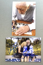 DIETER HALLERVORDEN & VERONICA FERRES  In-person signed Foto 10x15 Autogramm