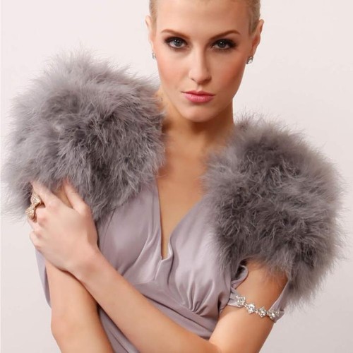 Echter Straußenfeder Bolero