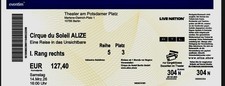 Tickets Cirque du Soleil für