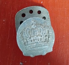 Knopf Preußen Krone Uniform 1907 Kaiserreich