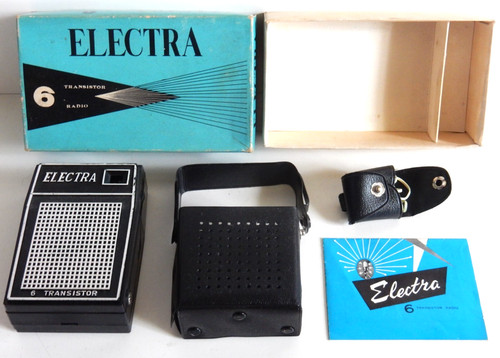 Electra taschenradio 60er - taschenradio,