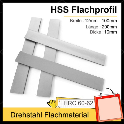 Hss flachstahl 12mm 100mm - hss,