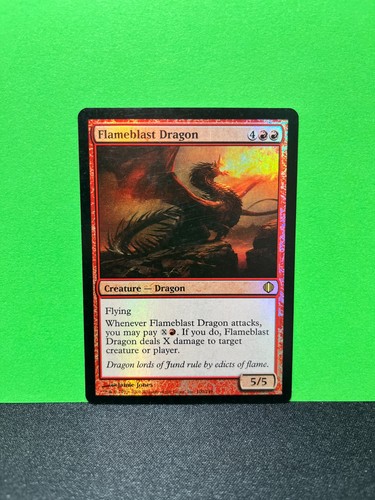 Foil flameblast dragon - foil, /