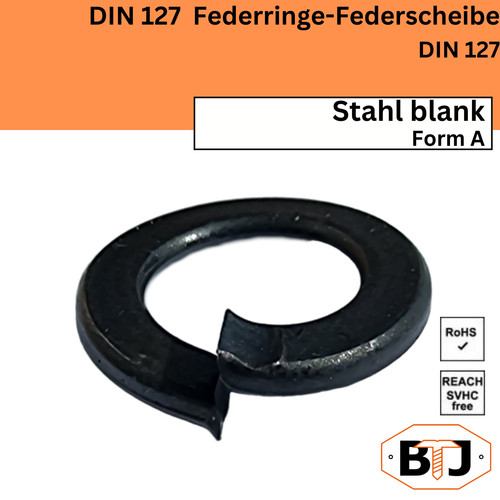 Din 127 form federscheiben - din,