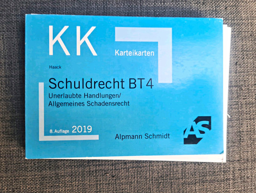 Alpmann schmidt karteikarten - schmidt,