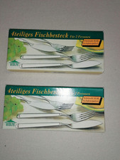 2 x 2 Stück Fischbesteck von