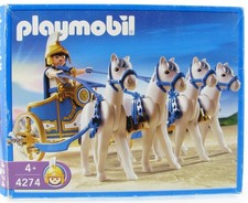 PLAYMOBIL 4274 Römer Quadriga Streitwagen in OVP 2005 Kutsche Pferd Soldat