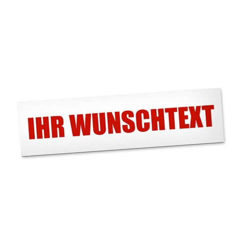 Wunschtext magnetschild auto - wunschtext,