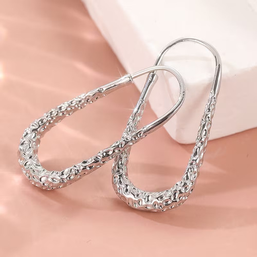 Damen ohrringe silberfarbig - damen,
