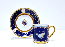 Hutschenreuther Porzellan - 2 teil.Mokka-Sammeltasse - Ole Winther "Steinbock"