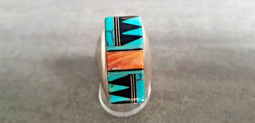 Großer solider silber ring - -,