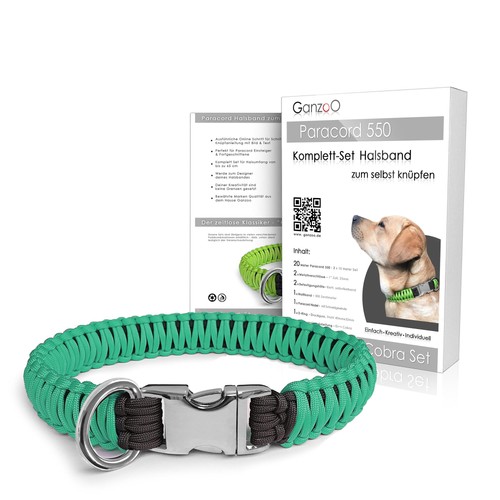 Paracord 550 hunde - paracord, hunde-halsband