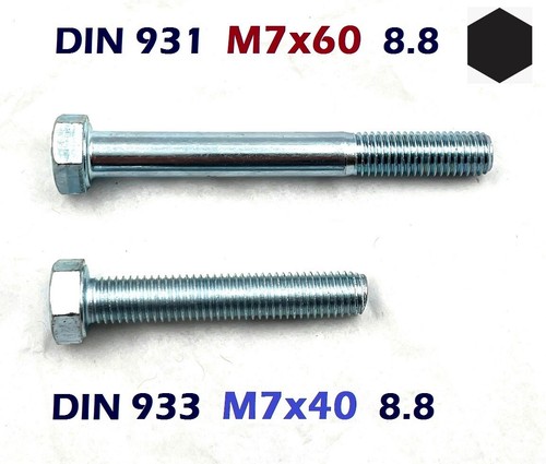 Stück schraube din 931 - din,