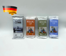 ✔ Modelliermasse luftrocknend Knetmasse Stein Optik orange blau grün Ton 500g ✔