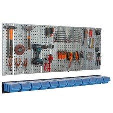 Werkzeugwand 156x72cm Metall