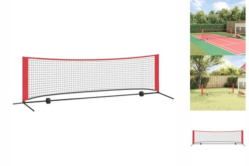 Tennisnetz schwarz und rot - tennisnetz,