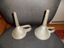 Metall Trichter 2 Stück, Vintage