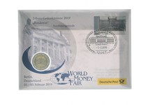 World Money Fair Numisbrief 2 Euro Gedenkmünze Deutschland 2019 - Bundesrat