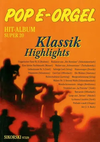 Pop orgel hit album - e-orgel, super