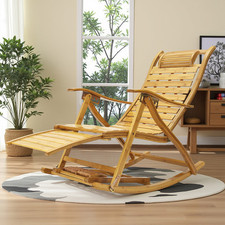 Schaukelstuhl Schwingstuhl Ruhesessel Relaxstuhl Garten Loungesessel Liegestuhl