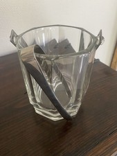 Glas für Eiswürfel Mit Zange Vintage