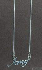 AMY Namenskette - Namensschild