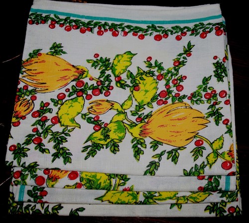 Neu retro geschirrtücher set - neu,