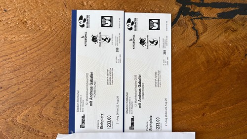 Tickets karten konzert - tickets,