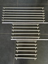 17 Möbelgriffe Edelstahl