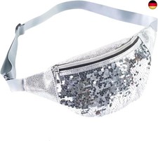 Bauchtasche Damen Silber