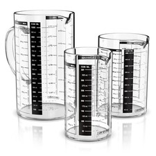 Arendo Messbecher Set Glas