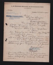 AUGSBURG, Brief 1920, L. A