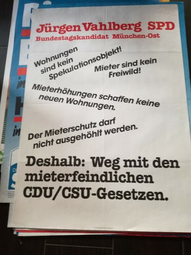 Plakat spd münchen jürgen - plakat,