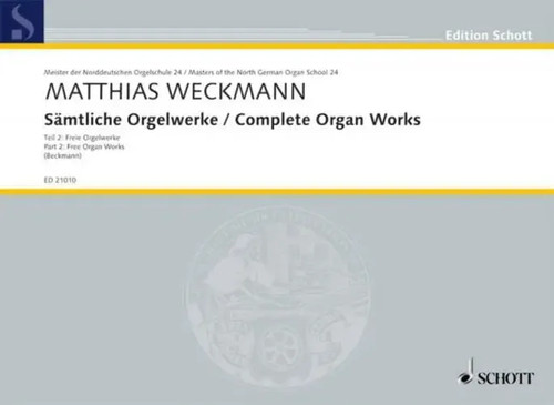 Matthias weckmann sämtliche - matthias,