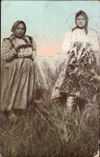 Russische frauen tracht - ak,